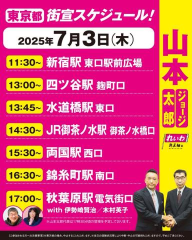 山本太郎 × 山本ジョージ